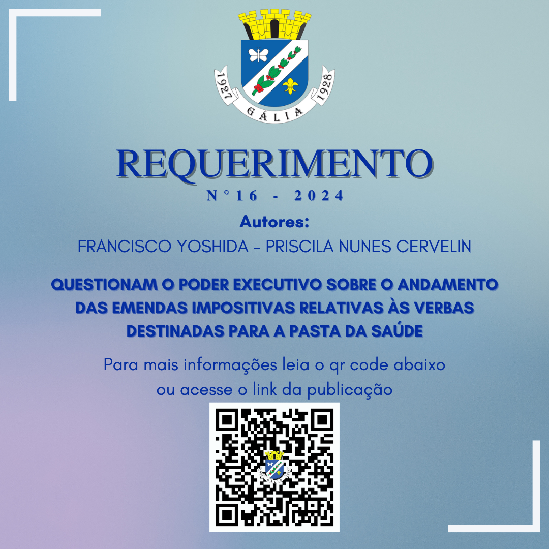 Requerimento 16-2024