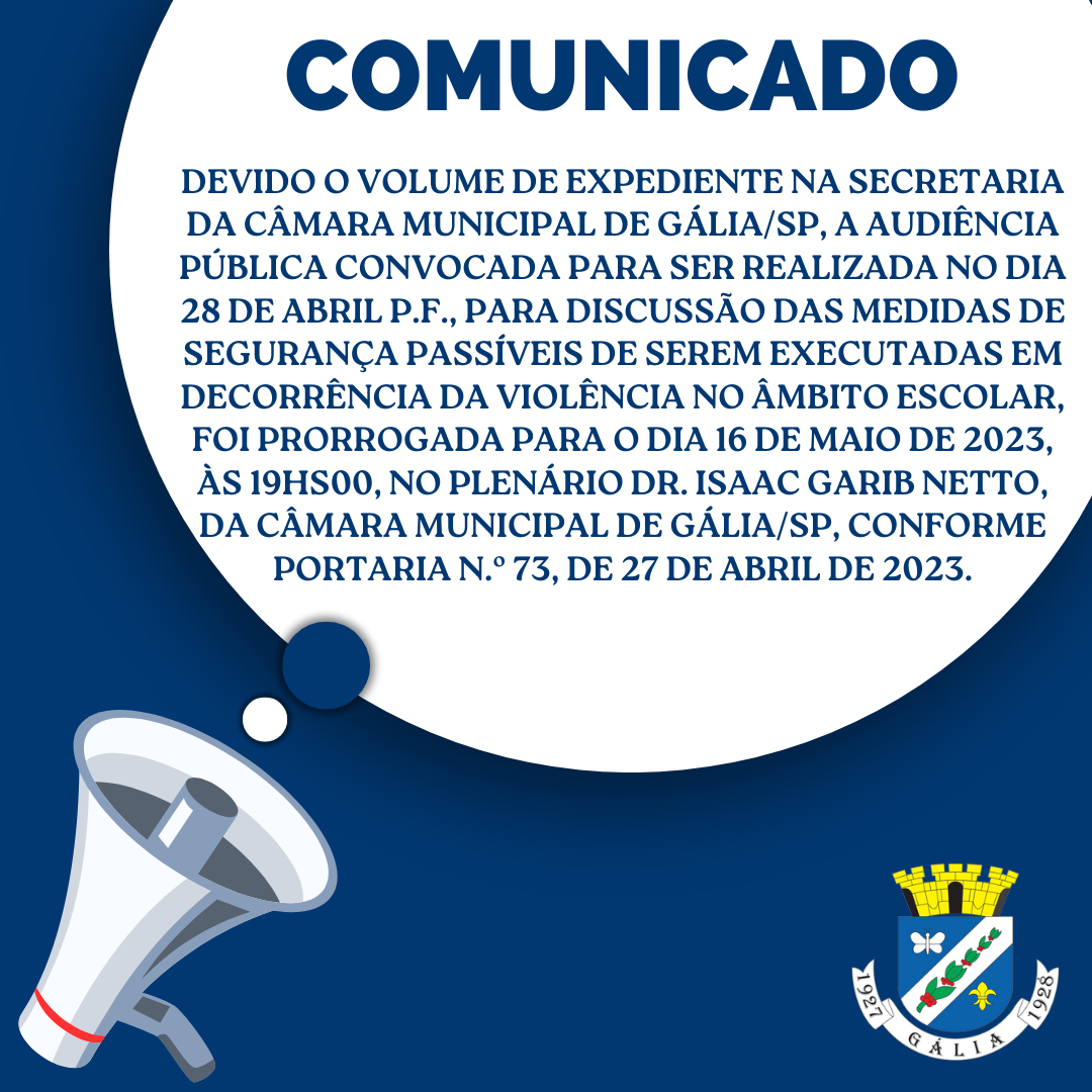 Comunicado Importante !