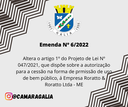 Emenda Nº 6 de 2022