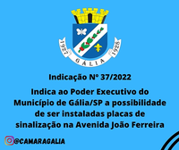 Indicação Nº 37-2022