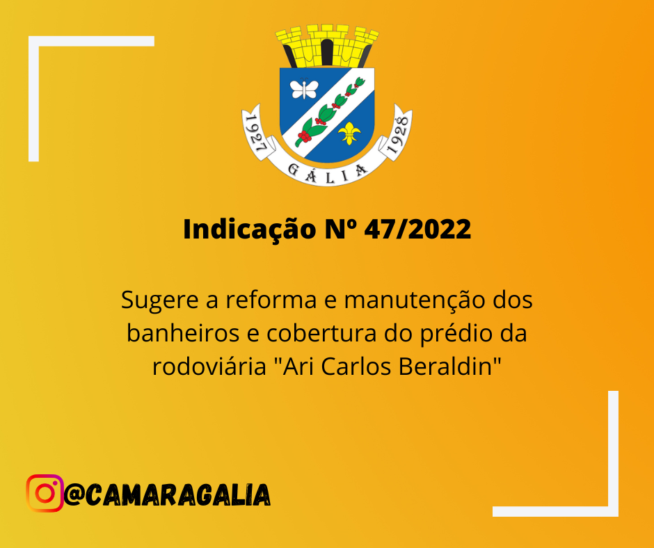 Indicação Nº 47 de 2022