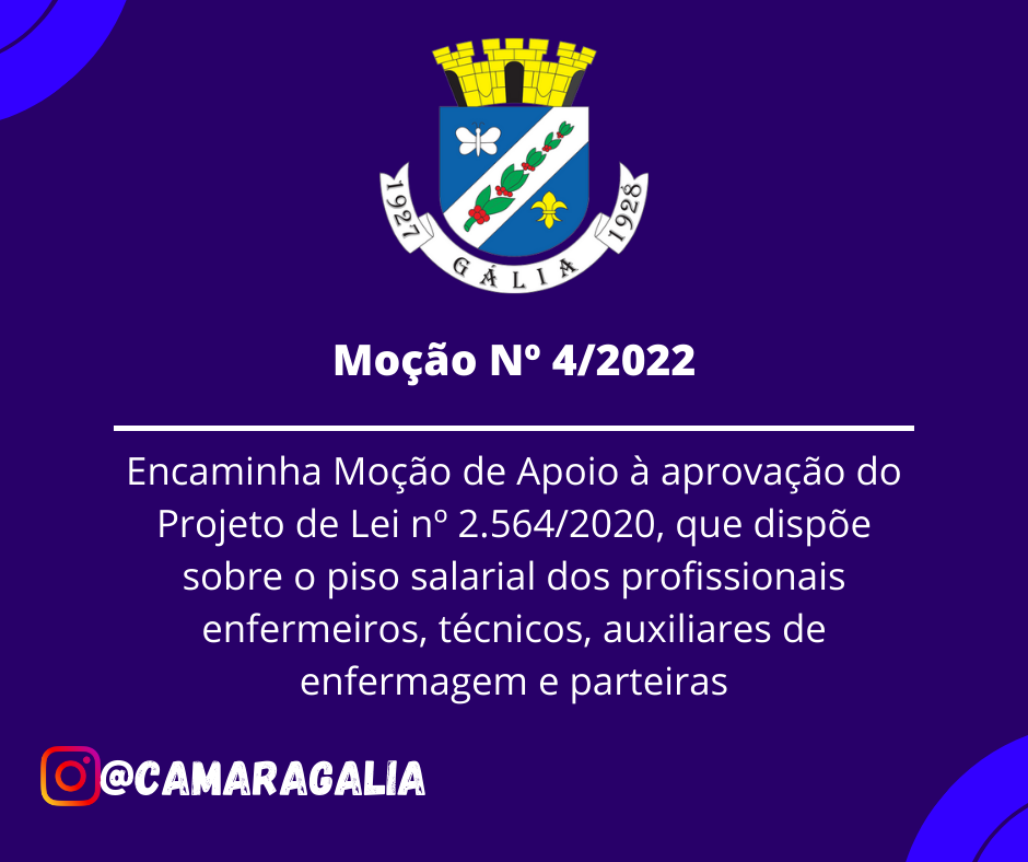 Moção Nº 4 de 2022