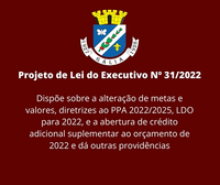 Projeto de Lei do Executivo Nº 31-2022