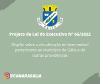 Projeto de Lei do Executivo Nº 66-2022