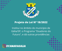 Projeto de Lei Nº 18-2022