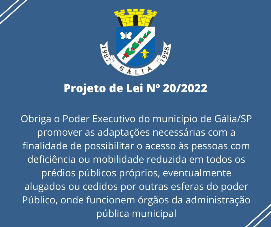 Projeto de Lei Nº 20-2022