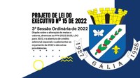 Projeto de Lei o Executivo Nº 015-2022