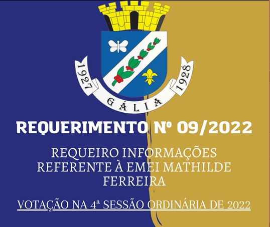 Requerimento Nº 09-2022