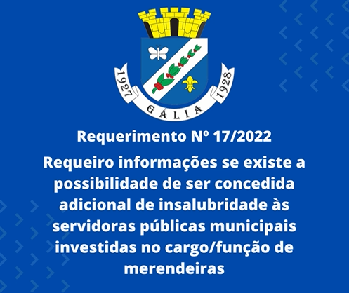 Requerimento Nº 17-2022