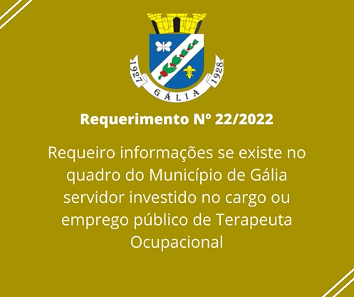 Requerimento Nº 22-2022