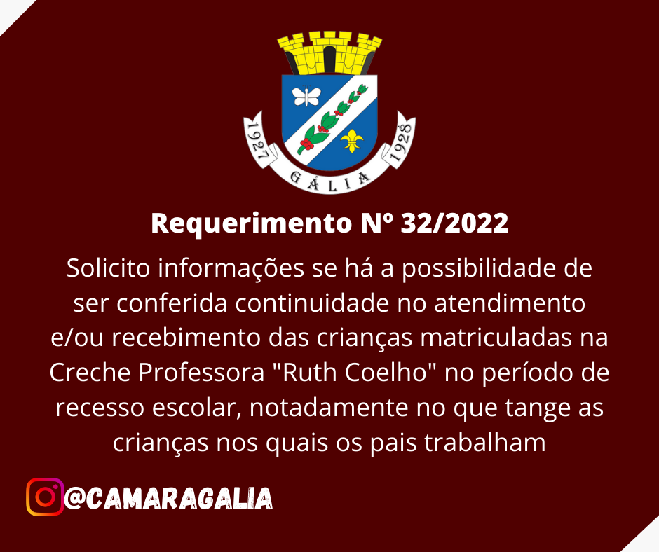 Requerimento Nº 32-2022