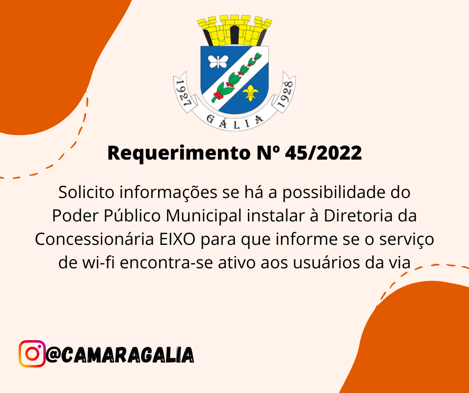 Requerimento Nº 45-2022