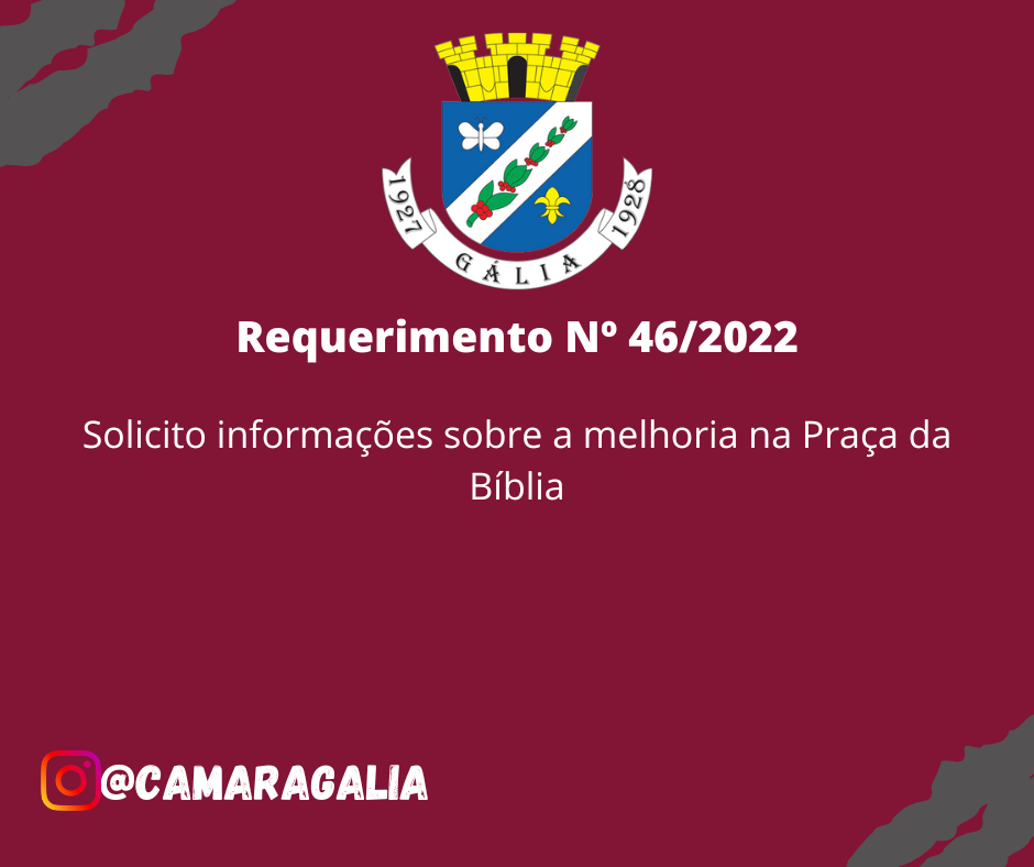 Requerimento Nº 46-2022